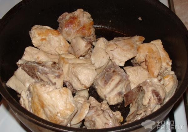 Рецепт Рагу с курицей в горшочках фото