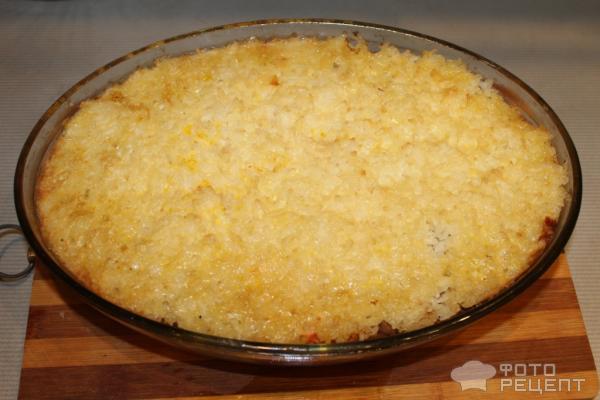 Рецепт рисовой запеканка с начинкой Фантазия фото