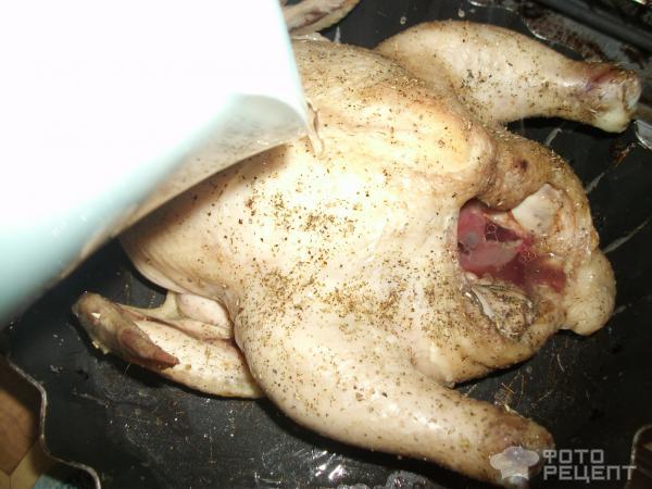 Рецепт Цыпленок, запеченный в духовке фото