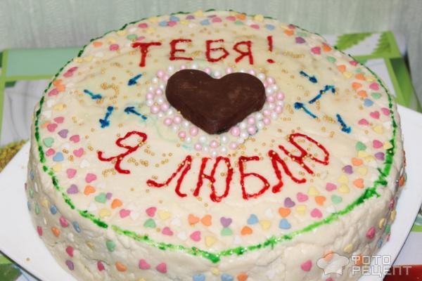 Рецепт Торт на День Валентина фото