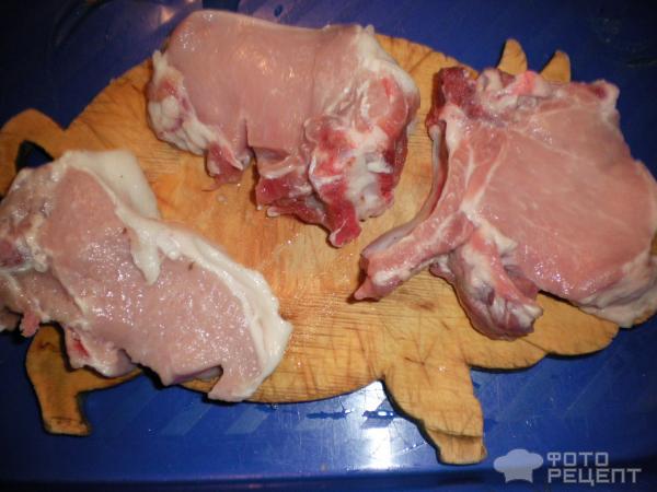 Рецепт Стейк из свинины на косточке фото
