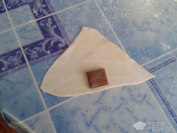 Рецепт Круассаны с шоколадом фото