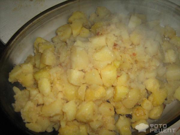 Рецепт жаркого из картофеля с жареными грибами фото