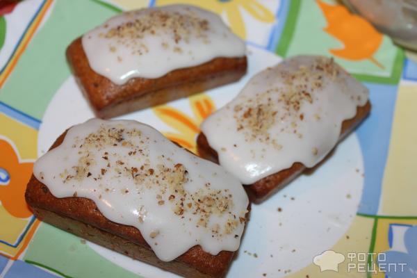 Рецепт Кокосовые пирожные с орехами фото