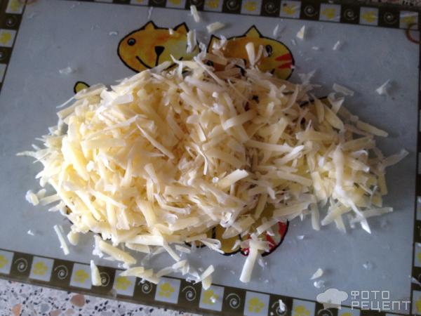 Рецепт Курица запеченая в омлете с кабачком и сыром фото