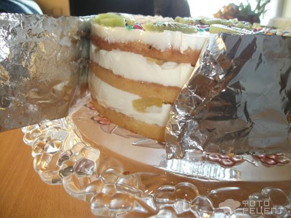 Рецепт торта Цветик-семицветик фото