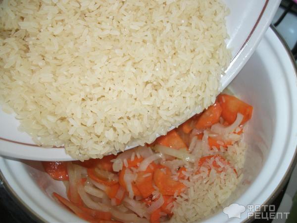 Рецепт Нежный рис с куриным филе фото