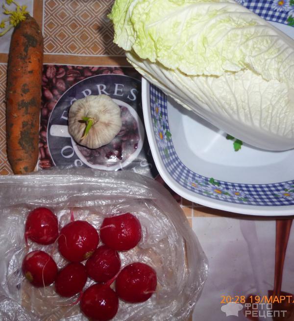 Рецепт салата С пекинской капустой фото