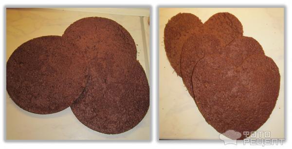 Рецепт: Торт из готовых коржей | Шоколадное сердце.