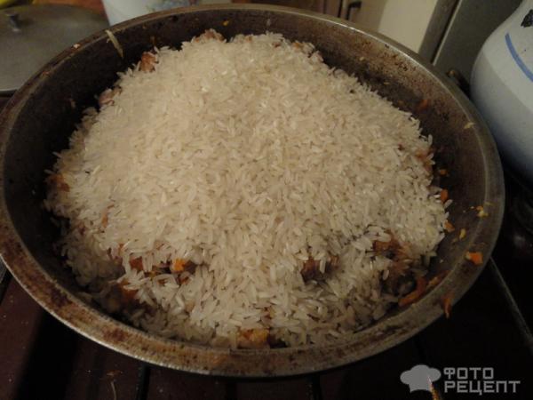 насыпаем рис