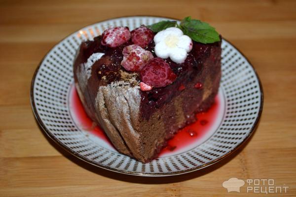 Рецепт шоколадного торта Ягодная поляна фото
