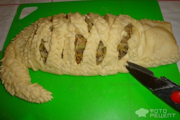Рецепт пирога Крокодил фото