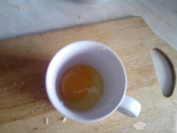 Рецепт Сладкая яичница с молоком и батоном фото