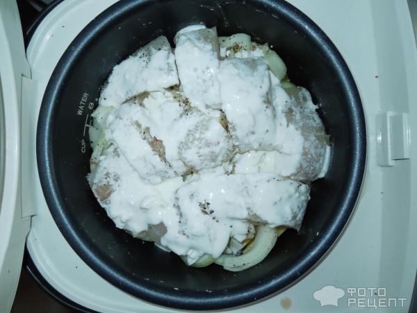 Рецепт Рыба тушеная с картошкой фото