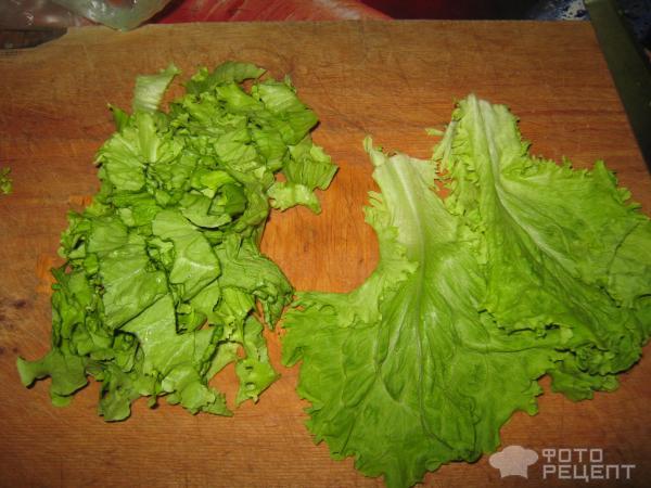 Рецепт салата Цезарь фото