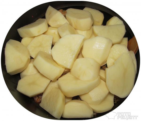 Свинина с картофелем, тушённая в сливках в мультиварке