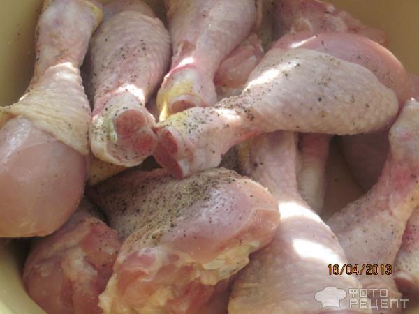 Рецепт Куриные ножки запеченные с картошкой фото