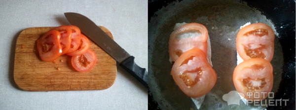 Рецепт Куриная грудка под сыром и помидорами фото