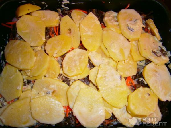 Рецепт Жаркое из картофеля и грибов фото