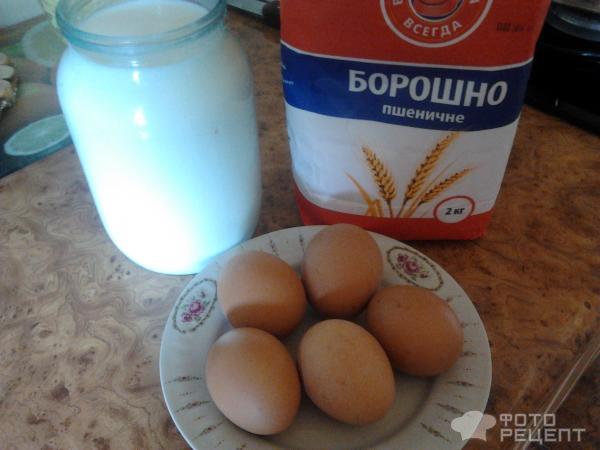 Рецепт блины на молоке на 1 литр