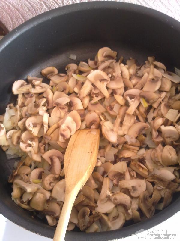 Рецепт Картофель в сметанно-грибном соусе фото