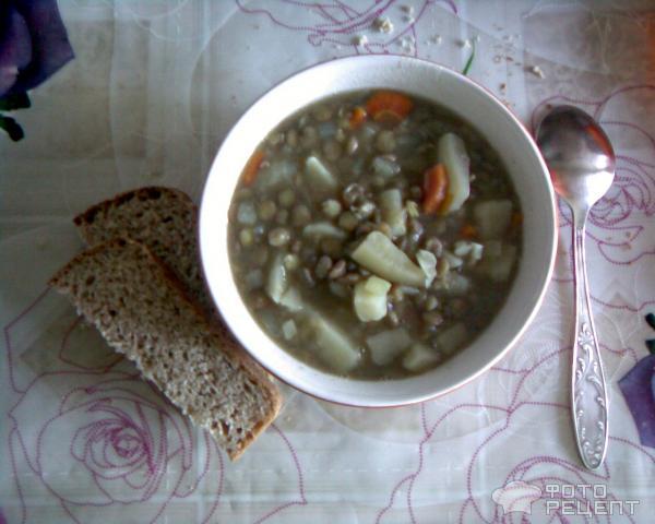 Рецепт супа из зеленой чечевицы фото