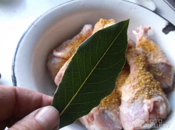 Рецепт куриные голени с орехово-чесночным соусом фото