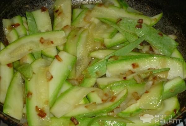 Рецепт Тушеные кабачки фото