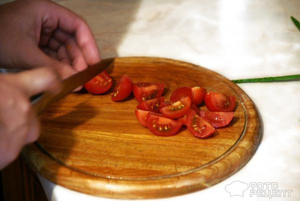 Рецепт салата Помидоры, огурцы, лук фото