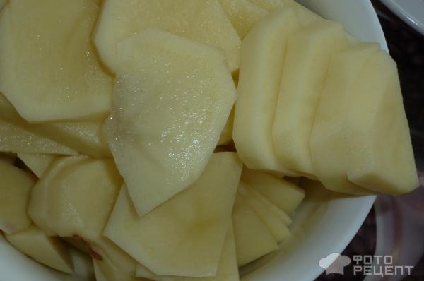 Рецепт Минтай тушеный с картофелем в сливочном соусе фото