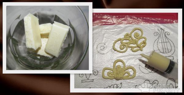 Рецепт Украшения из шоколада для оформления тортов и пирожных фото