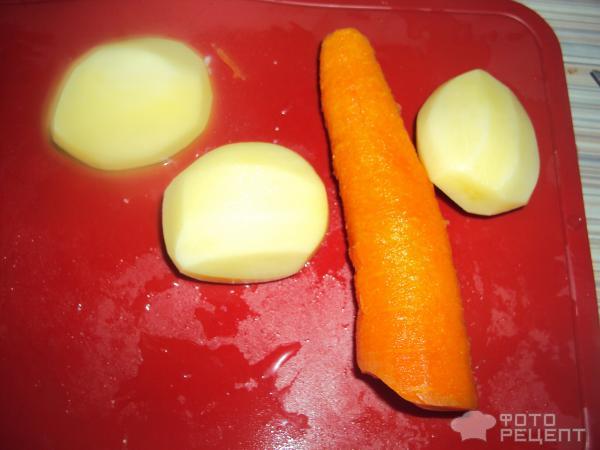Рецепт Пюре для детей до года из мяса, картофеля и моркови фото