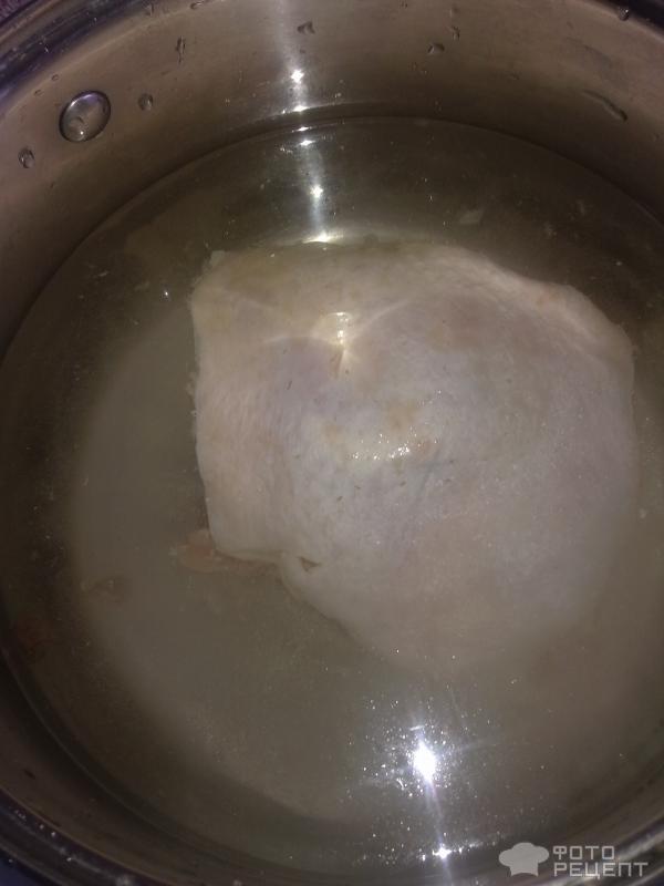 Рецепт салата Курица с грибами фото