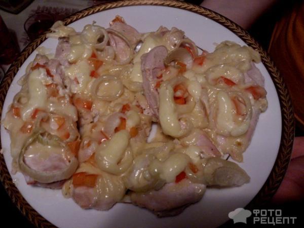 Рецепт Куриная грудка в сырно-майонезной корочке фото