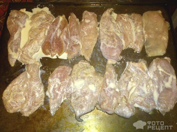 Рецепт Куриная грудка в сырно-майонезной корочке фото