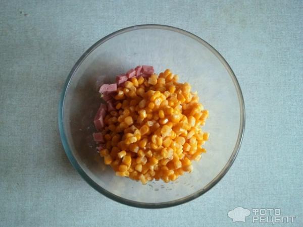 Рецепт ! Салат с грибами и кукурузой фото