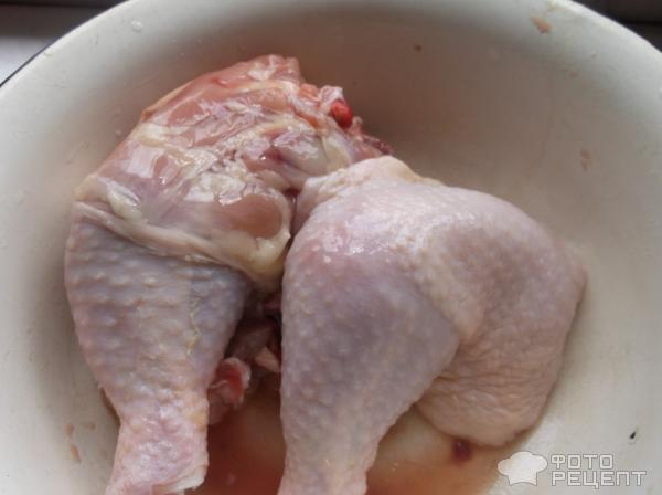 Рецепт куриные окорочка с овощами фото