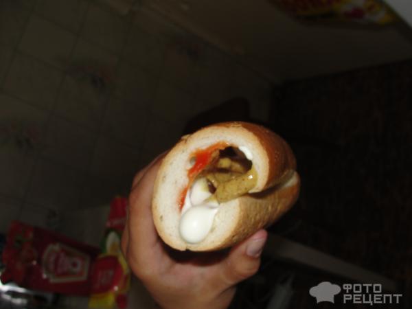 булочка с соусами
