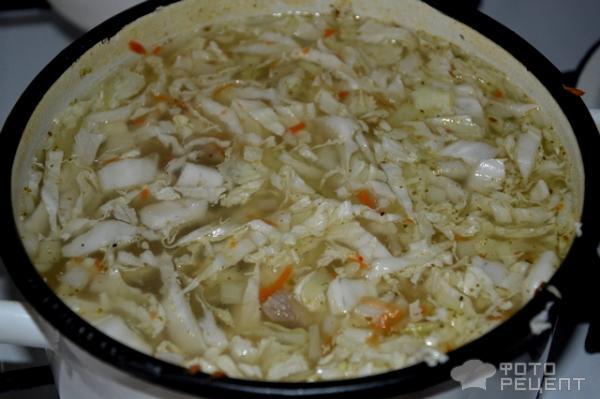 Рецепт Суп Щи с куриным мясом фото