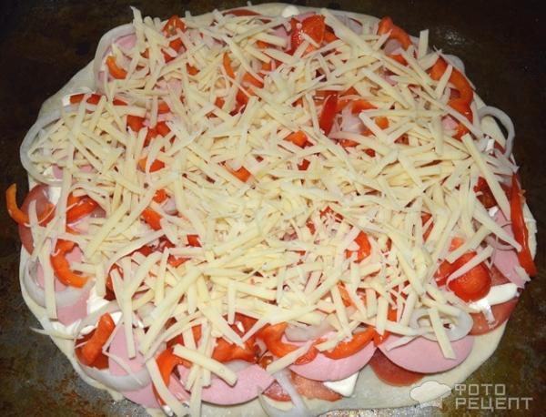 Рецепт Ароматная пицца фото