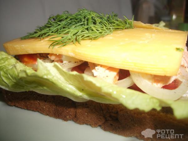 Слоёный Фиш-Бутерброд