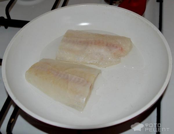Рецепт Филе рыбы с луком и сметаной фото