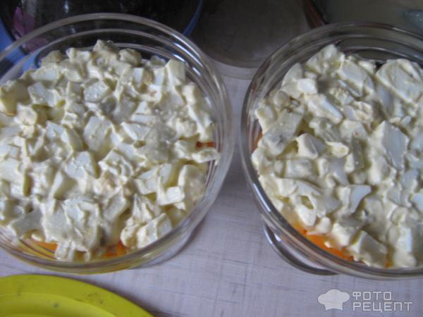 Рецепт салата Из грибов с морковью и яйцами фото