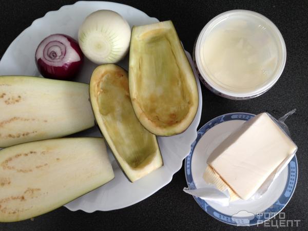 Рецепт Фаршированные баклажаны, запечённые в духовке фото