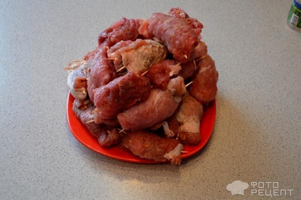 Рецепт Свиные рулетики с начинкой фото