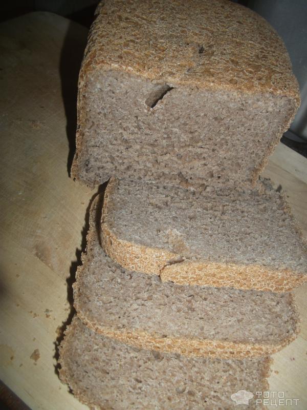 Хлеб из цельносмолотой пшеничной муки для хлебопечки