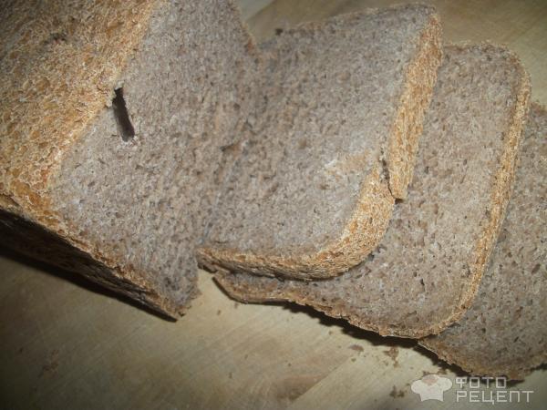 Хлеб из цельносмолотой пшеничной муки для хлебопечки