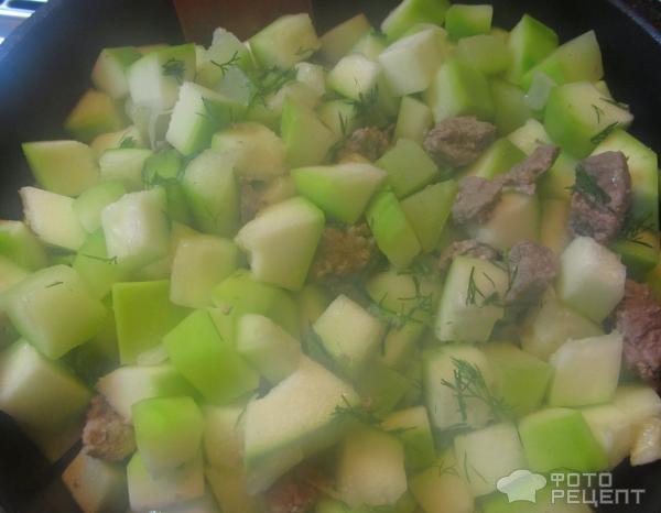Рецепт Тушеные кабачки