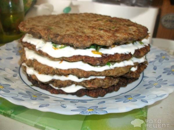 Рецепт Печеночный торт фото