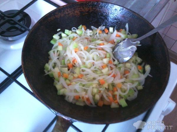 Рецепт Курица в сметанном соусе с овощами фото